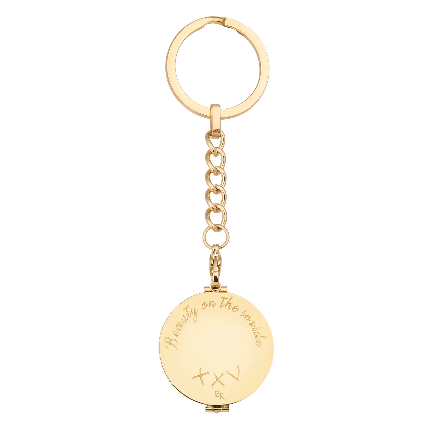 BEAUTY ON THE INSIDE XXV LIPBALM KEYRING