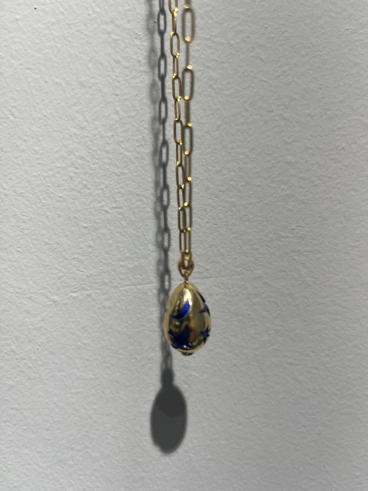 Blue Moon Egg Pendant