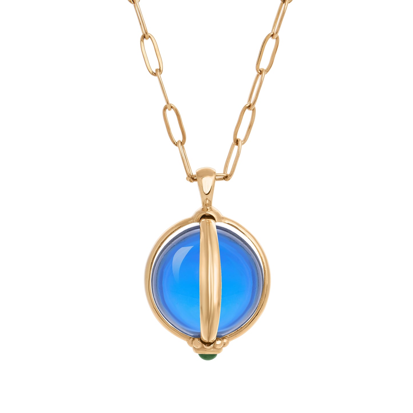BETTER WORLD CHAIN NECKLACE BLUE