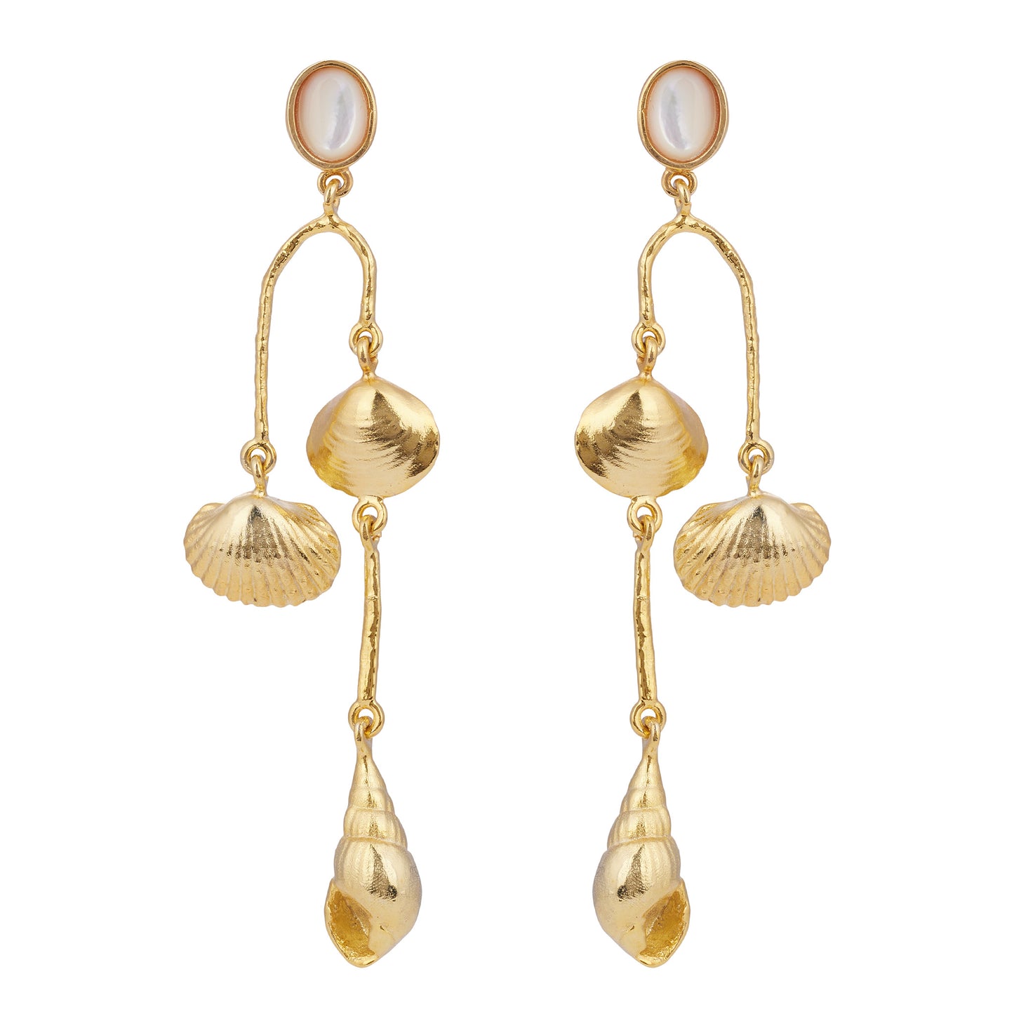 OCEANA EARRINGS MOTHER OF PEARL