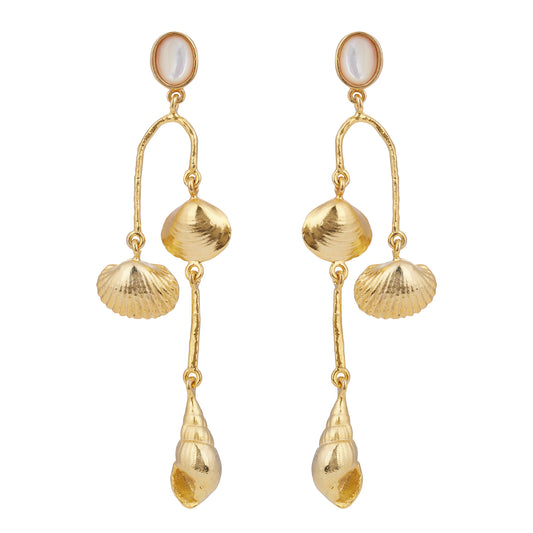 OCEANA EARRINGS MOTHER OF PEARL