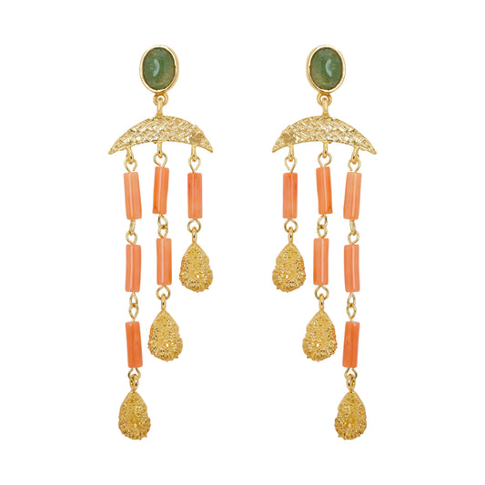 ALYSSA EARRINGS AVENTOURINE