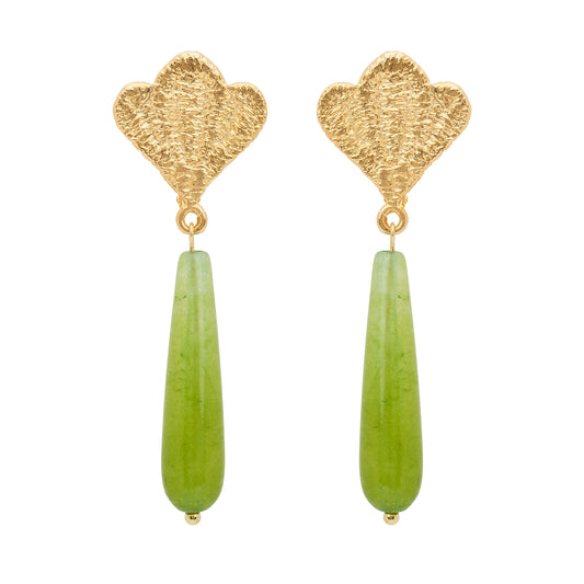 AURA EARRINGS - GREEN