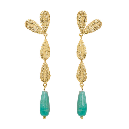 DELPHINE EARRINGS CHRYSOPRASE