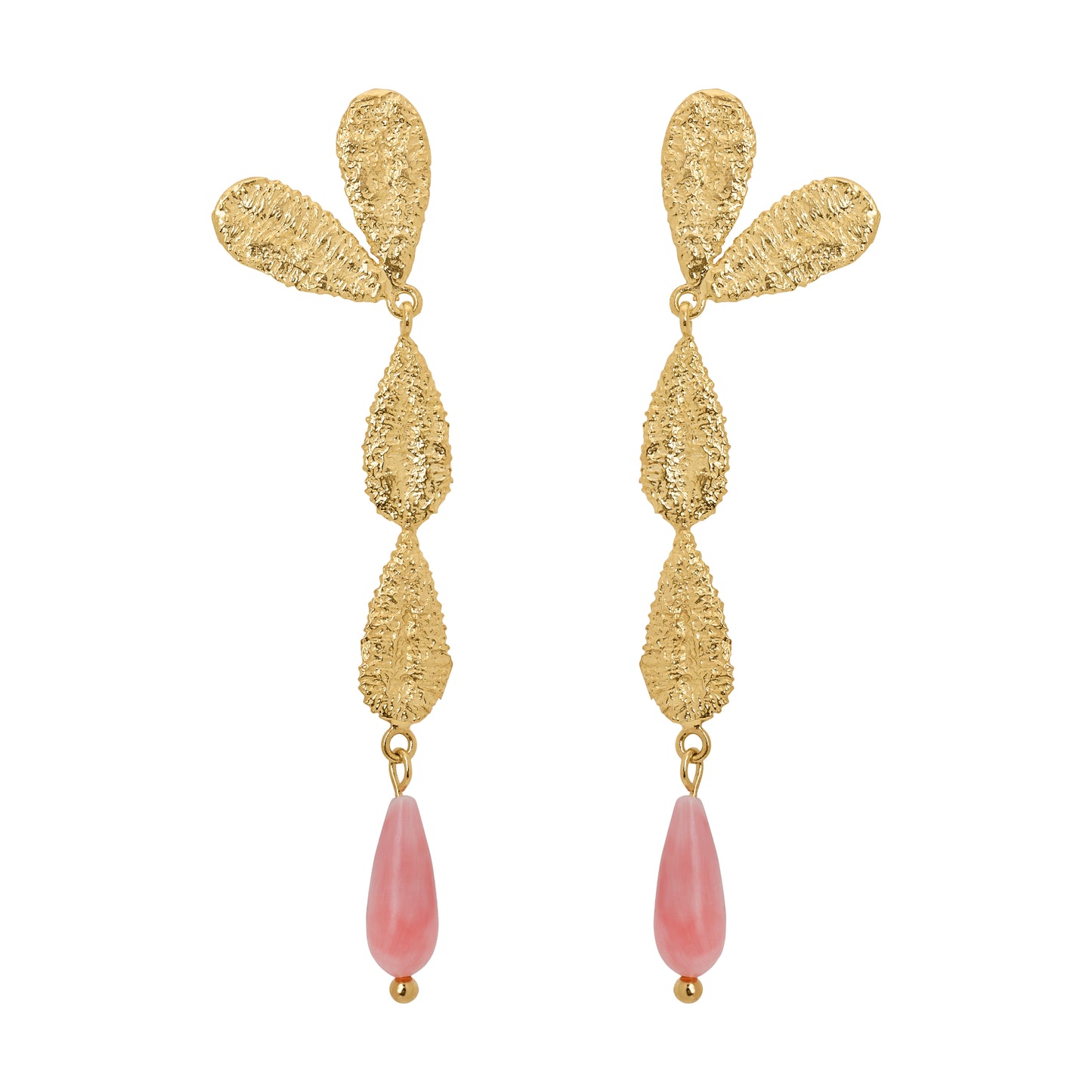 DELPHINE EARRINGS CORAL