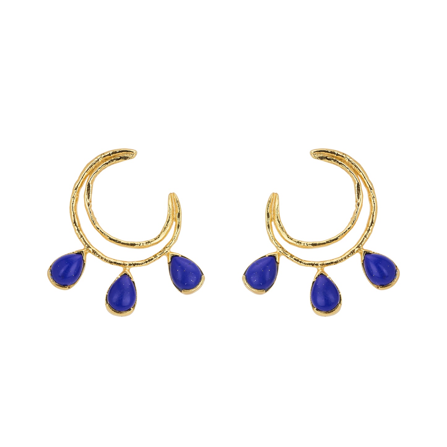 ODINE EARRINGS LAPIS LAZULI