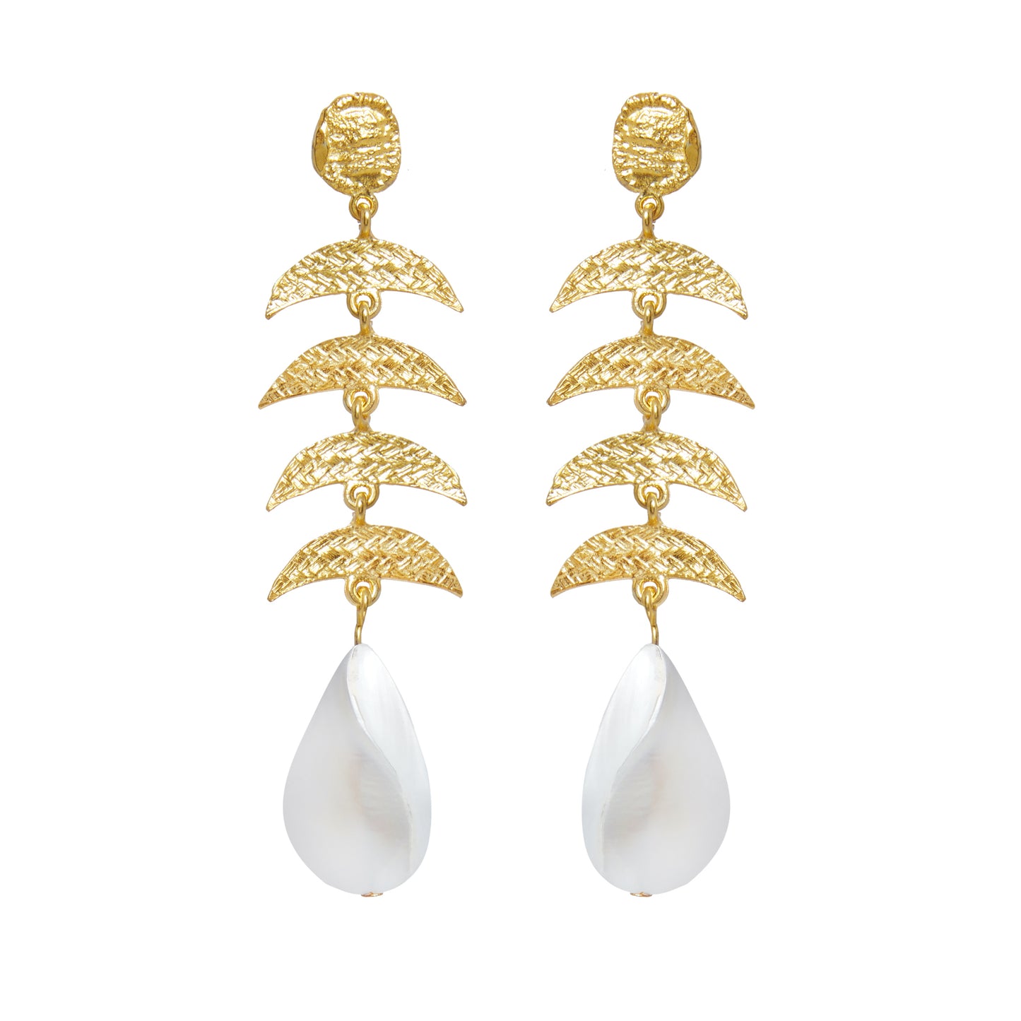 ELYSE EARRINGS MOTHER OF PEARL