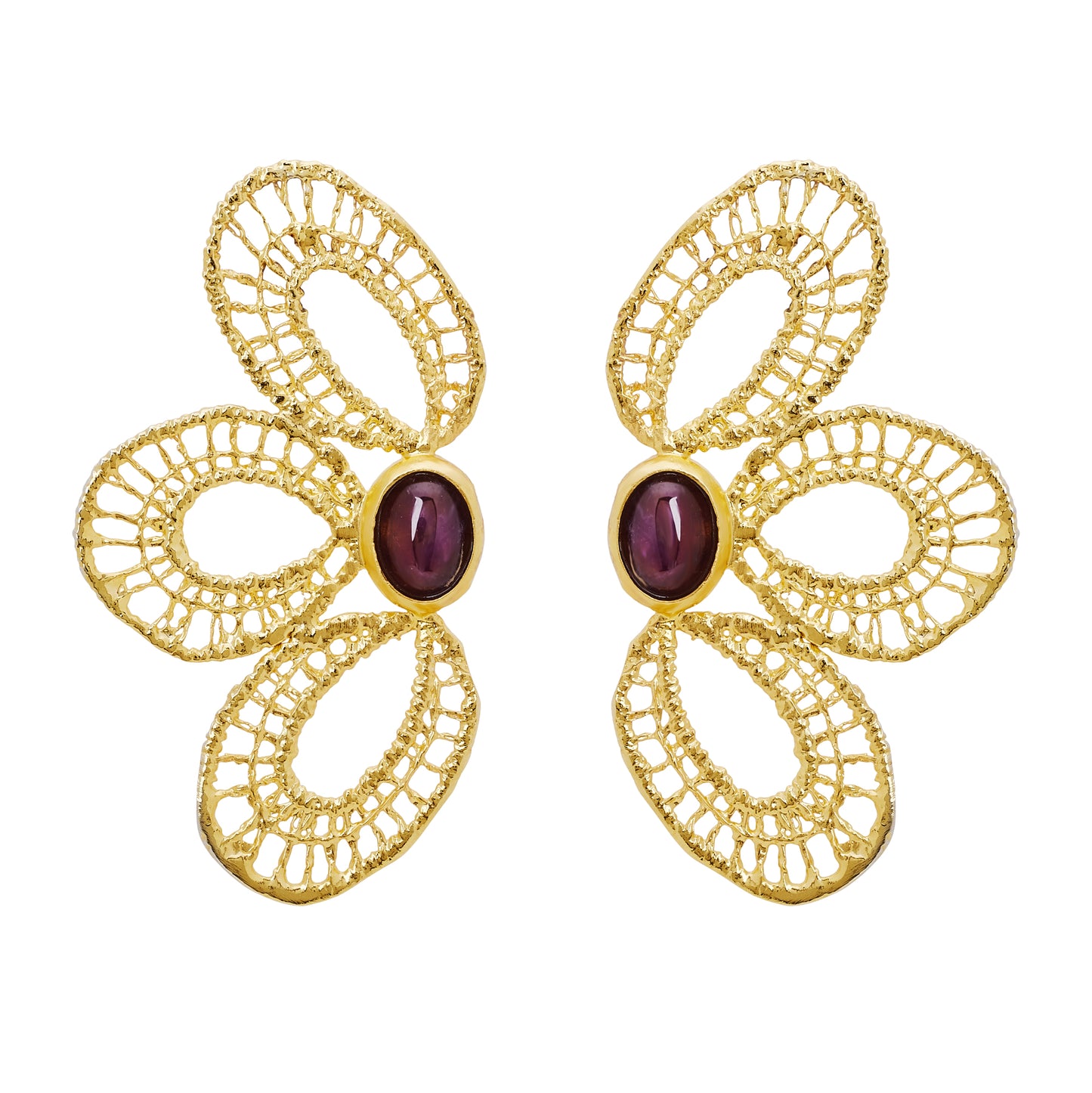 ORNELLA EARRINGS AMETHYST