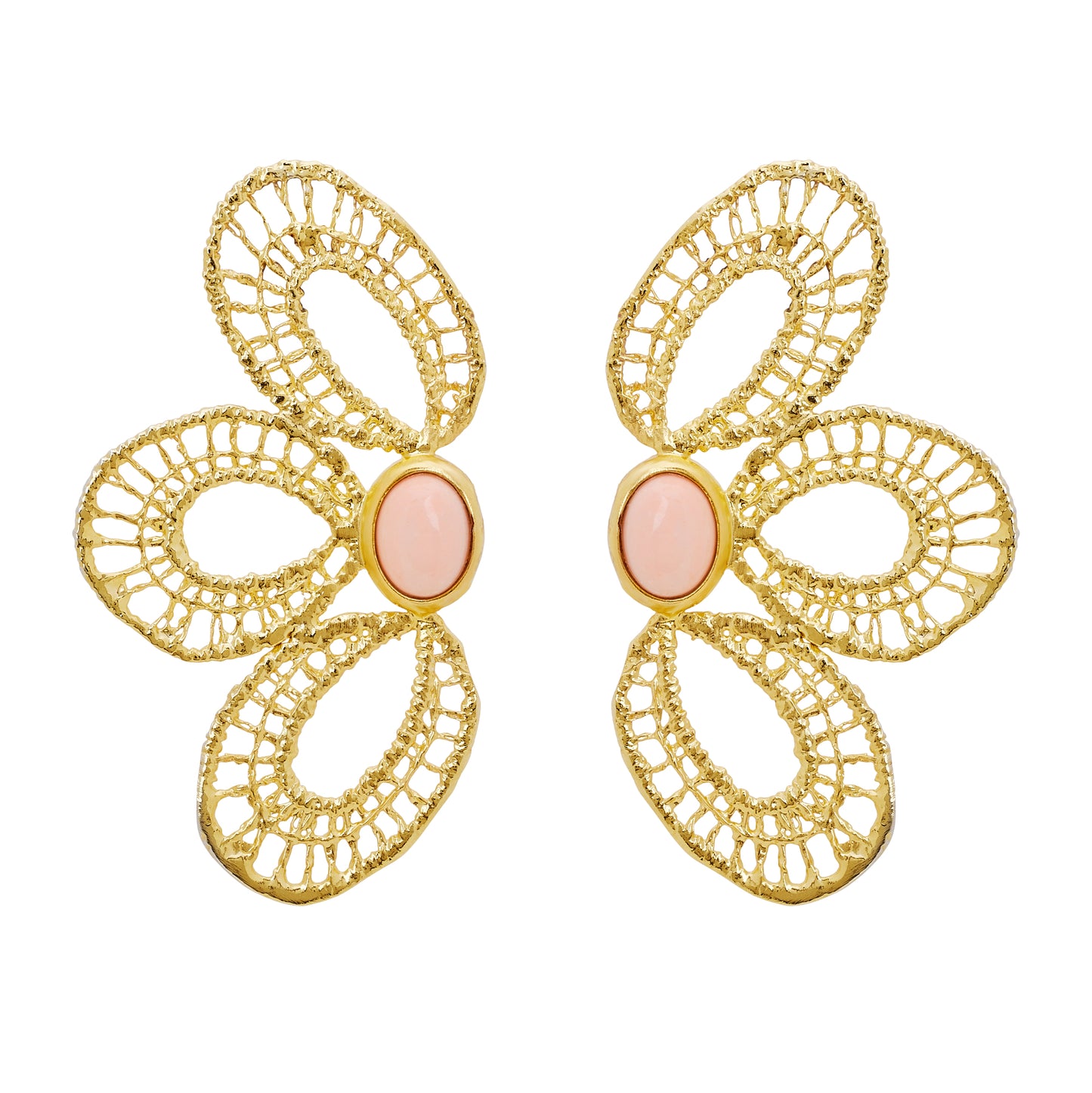 ORNELLA EARRINGS CORAL