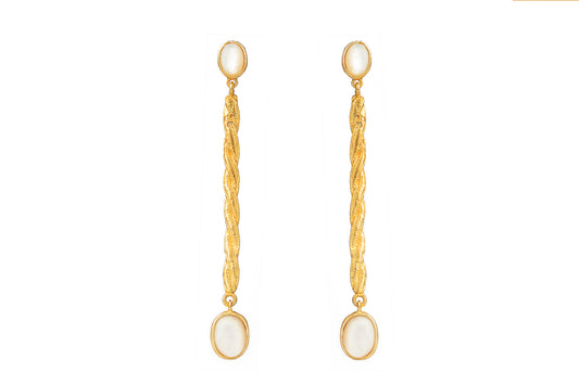 TORI GOLD - PEARL EARRINGS