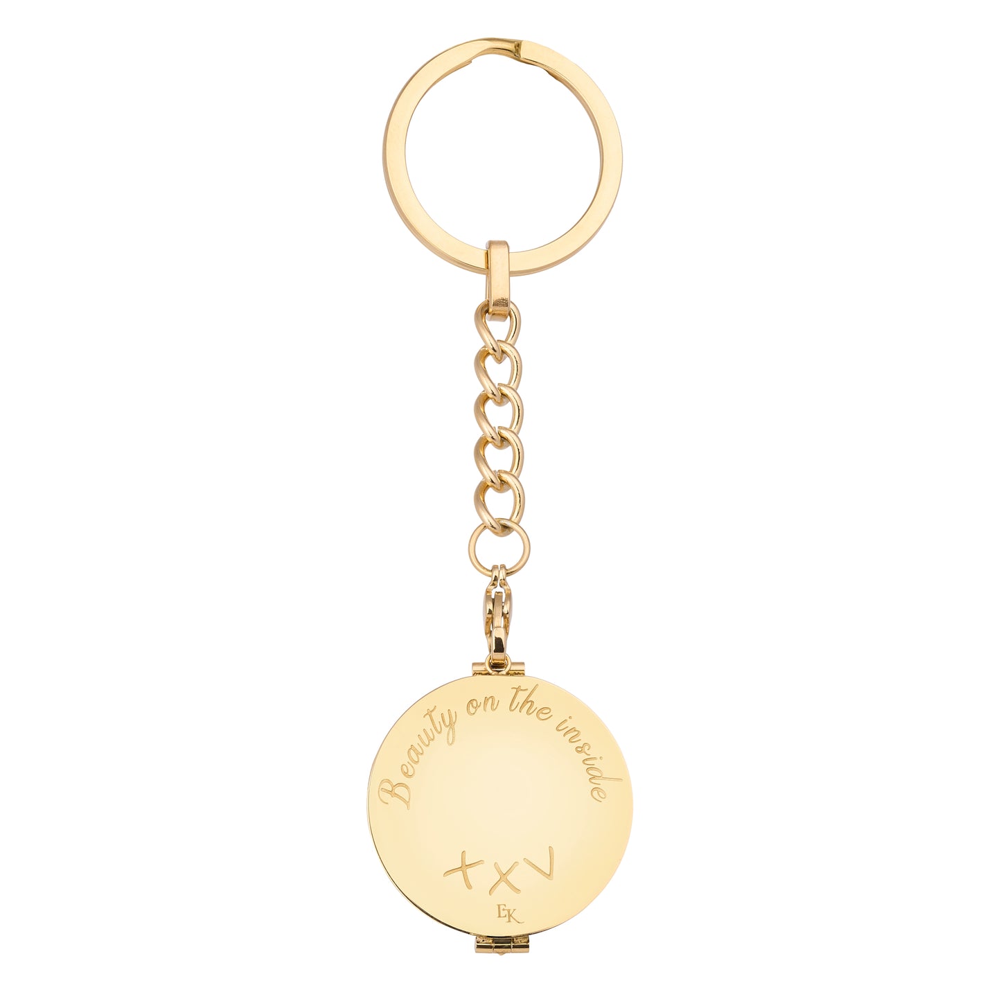 BEAUTY ON THE INSIDE XXV LIPBALM KEYRING