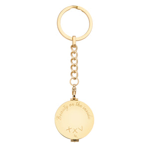 BEAUTY ON THE INSIDE XXV LIPBALM KEYRING