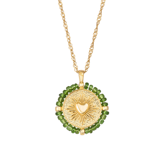 SACRED HEART XXV NECKLACE-GREEN