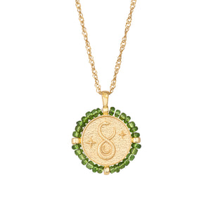 SACRED HEART XXV NECKLACE-GREEN