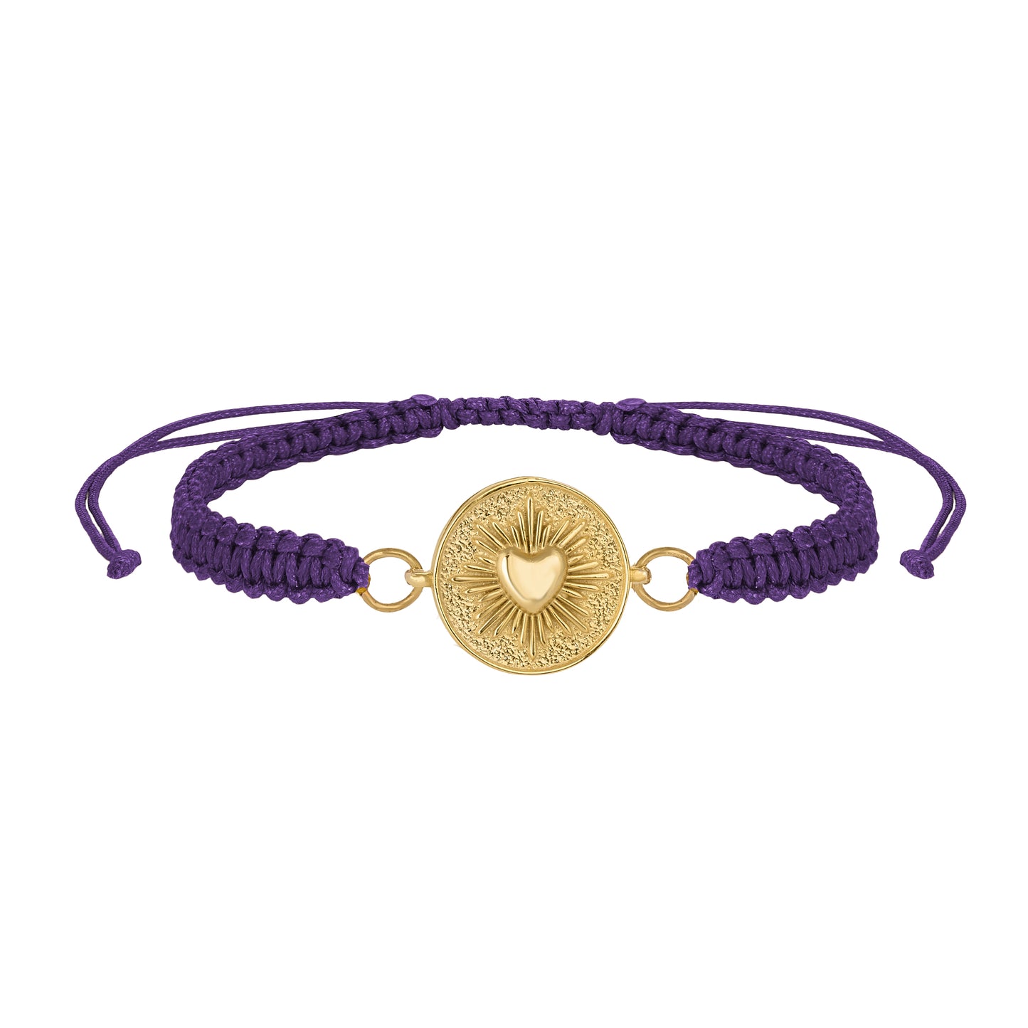 SACRED HEART BRACELET XXV-PURPLE