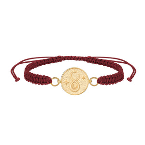 SACRED HEART XXV BRACELET-BURGUNDY