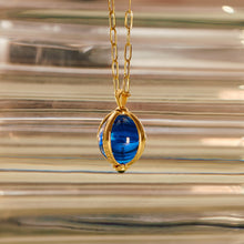 BETTER WORLD CHAIN NECKLACE BLUE