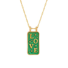 AMOUR TOUJOURS GREEN NECKLACE