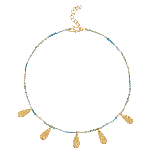 ISABEL NECKLACE BLUE/WHITE