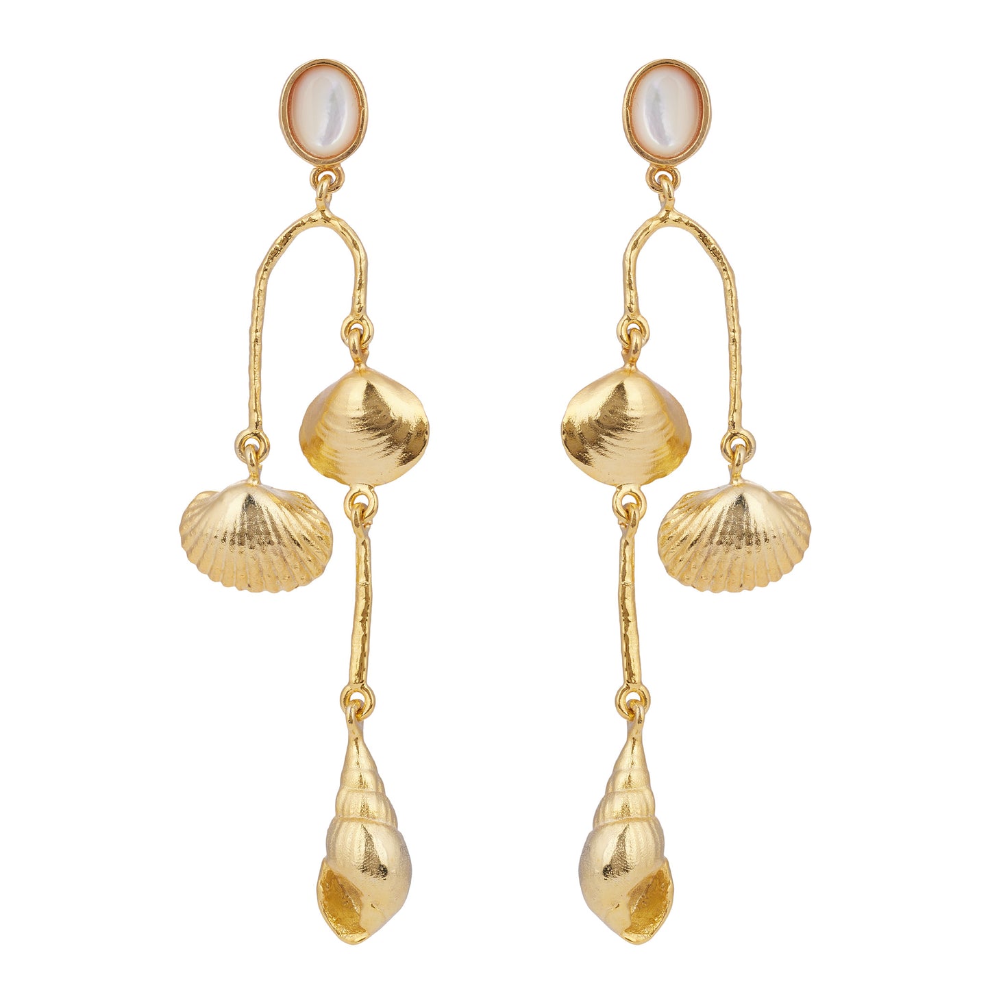 OCEANA EARRINGS MOTHER OF PEARL