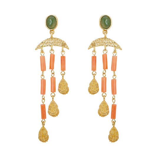 ALYSSA EARRINGS AVENTOURINE