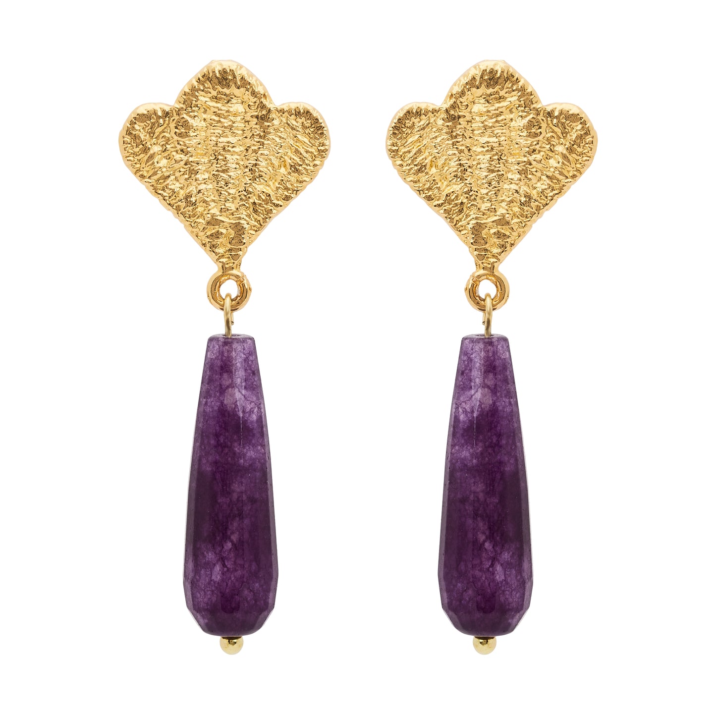 AURA EARRINGS AMETHYST