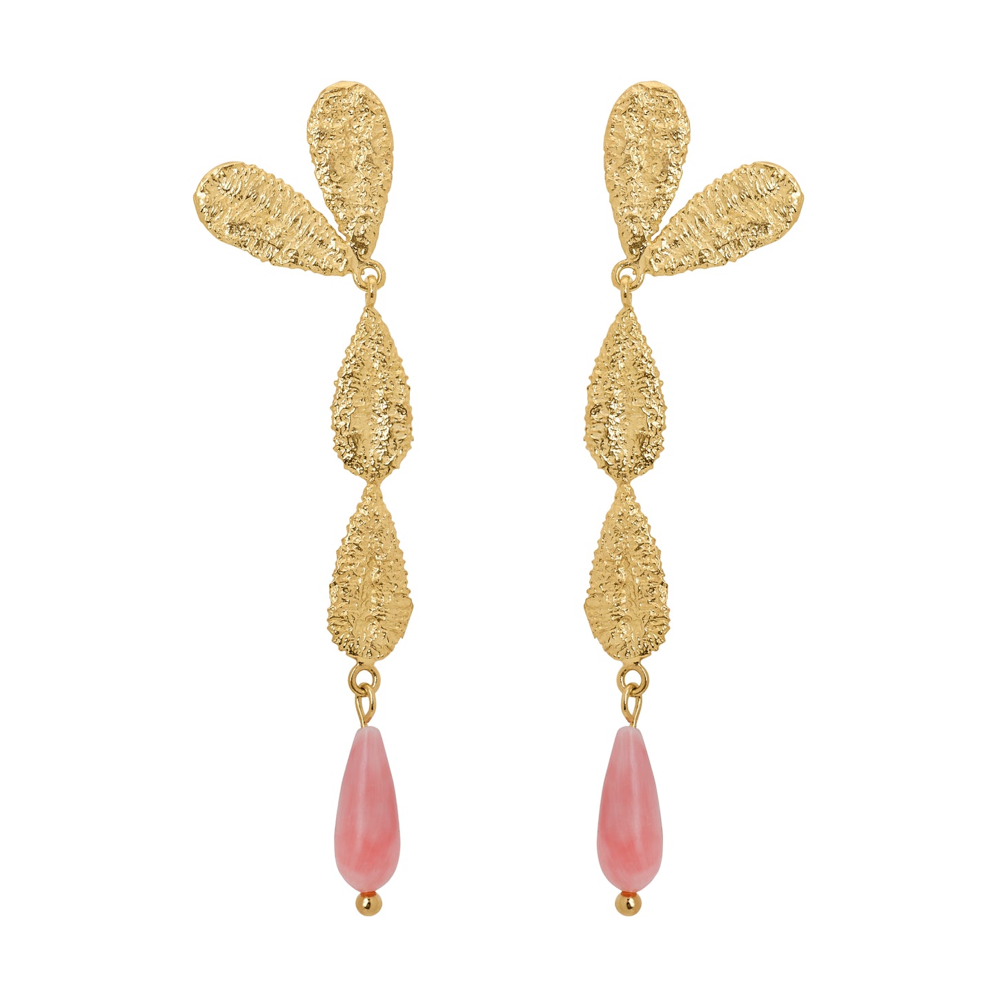 DELPHINE EARRINGS CORAL