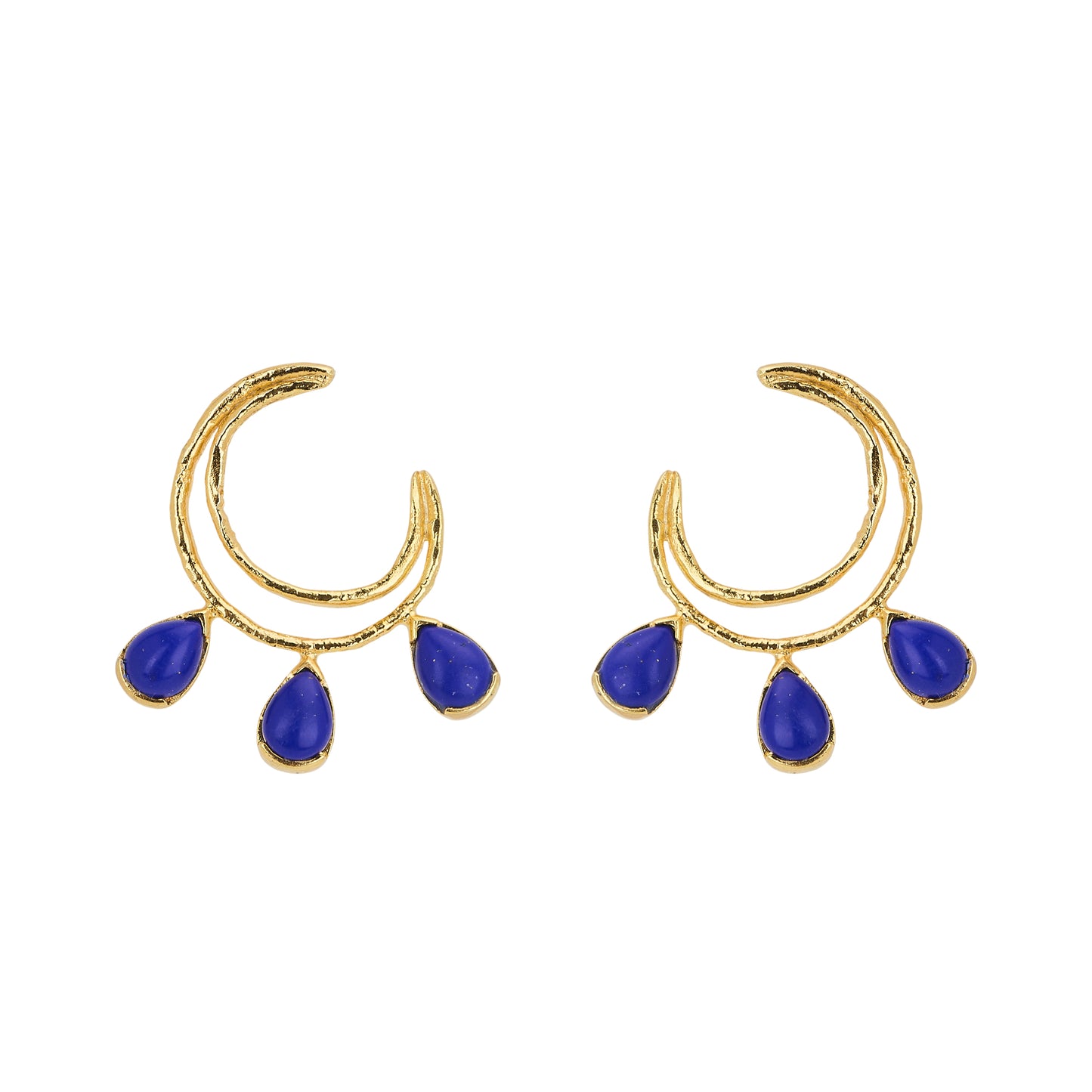 ODINE EARRINGS LAPIS LAZULI