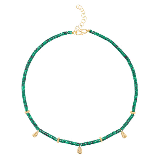 MISTY NECKLACE MALACHITE