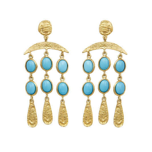 FIORELLA EARRINGS TURQUOISE