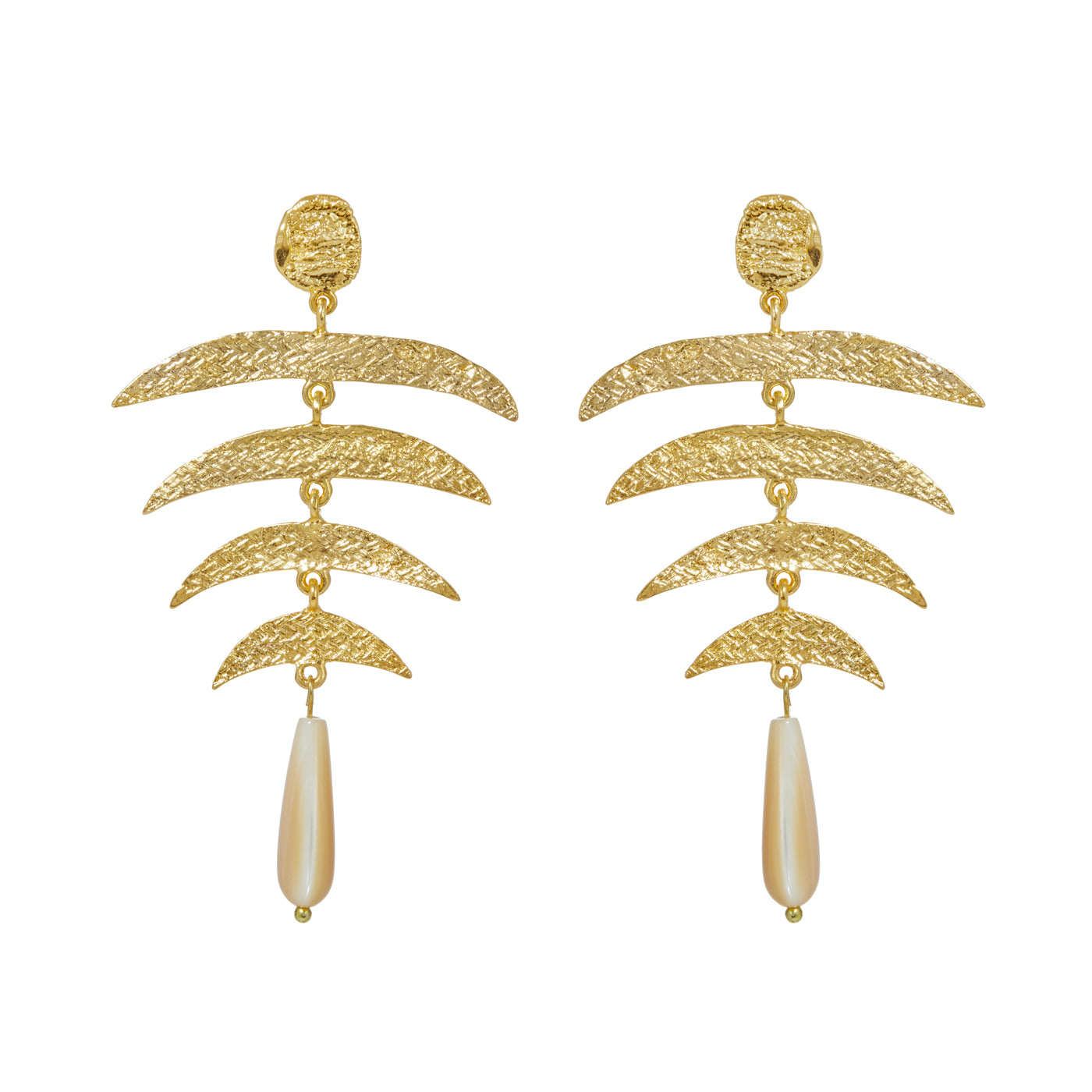 SIENA EARRINGS WITH MOTHER OF PEARL