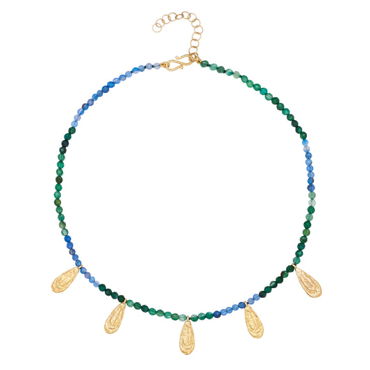 ISABEL NECKLACE BLUE-GREEN