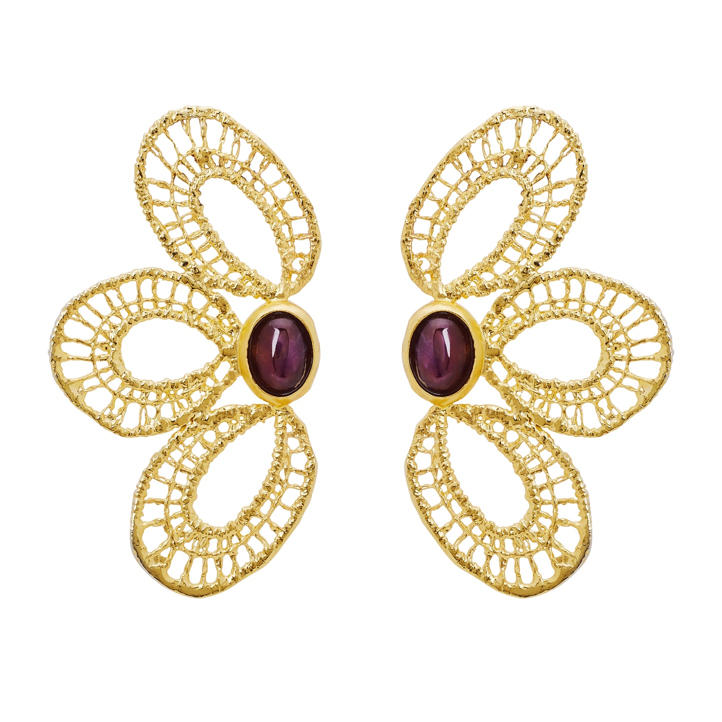 ORNELLA EARRINGS AMETHYST