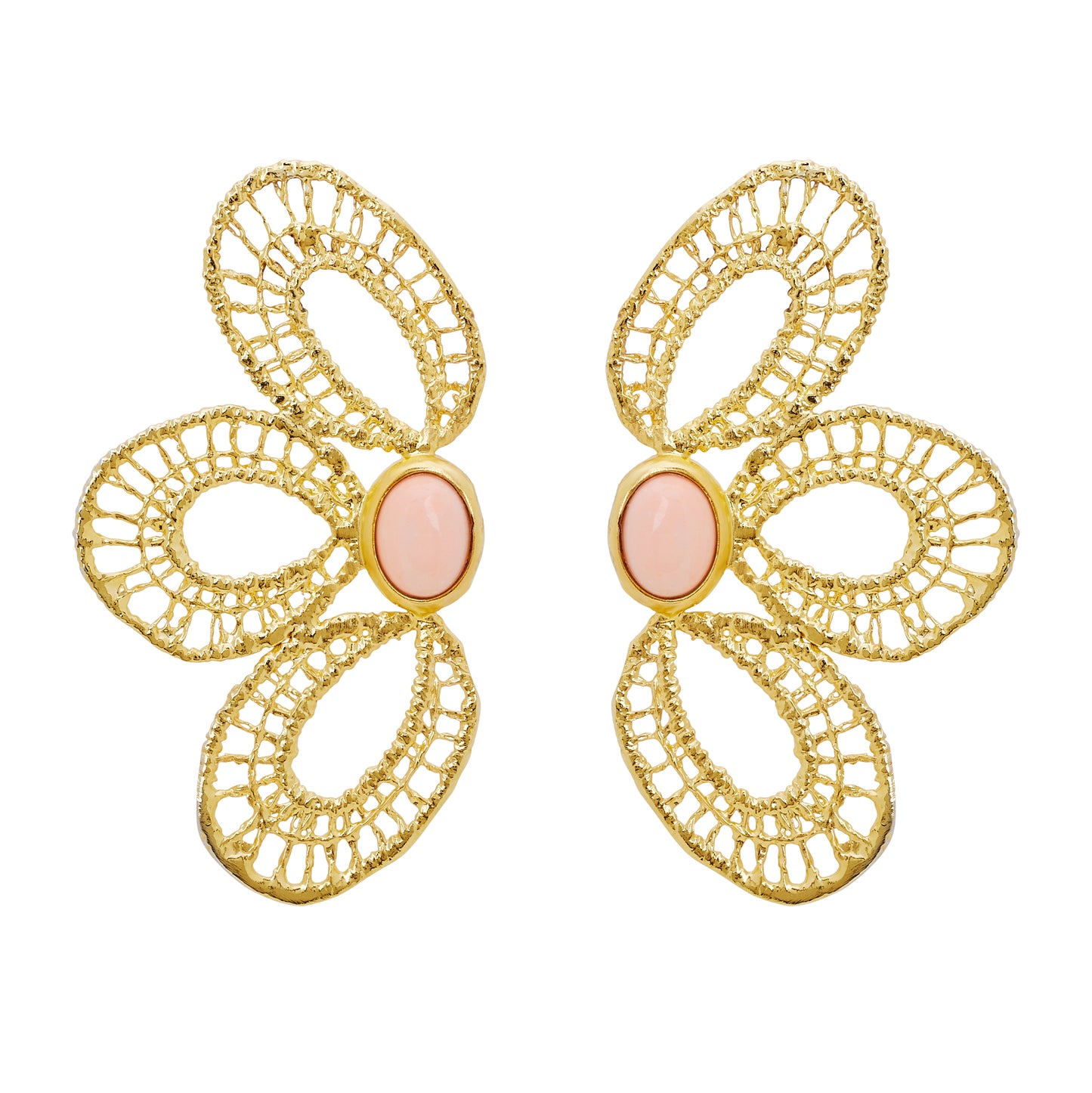 ORNELLA EARRINGS CORAL