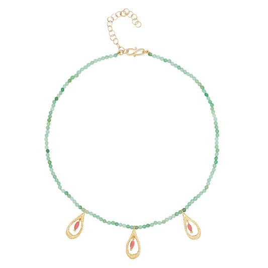 VIOLA NECKLACE CHRYSOPRASE